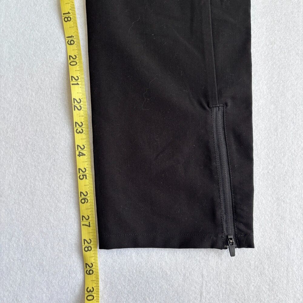 Figs Straight Leg Pants in Black with White Drawstring - Picture 7 of 8